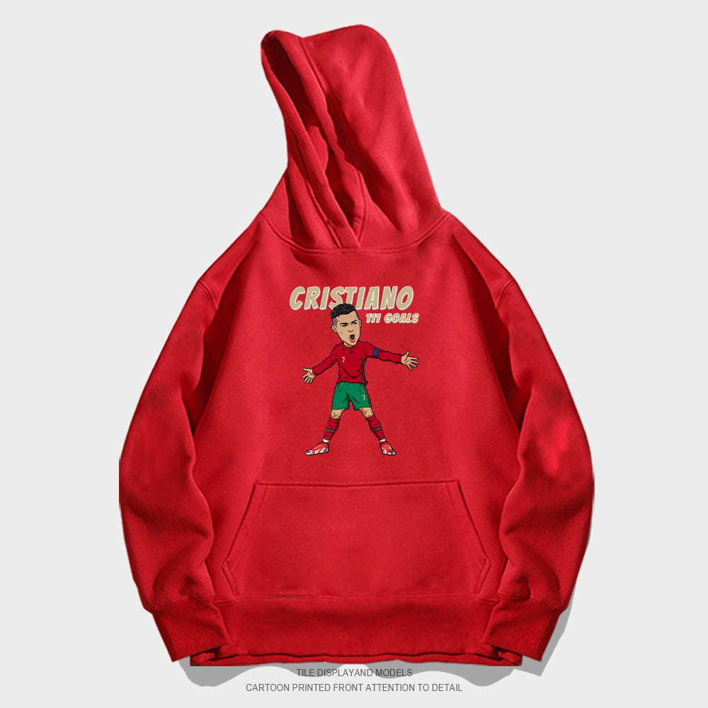 Cristiano Ronaldo No. 7 Fall/Winter Oversized Hoodie