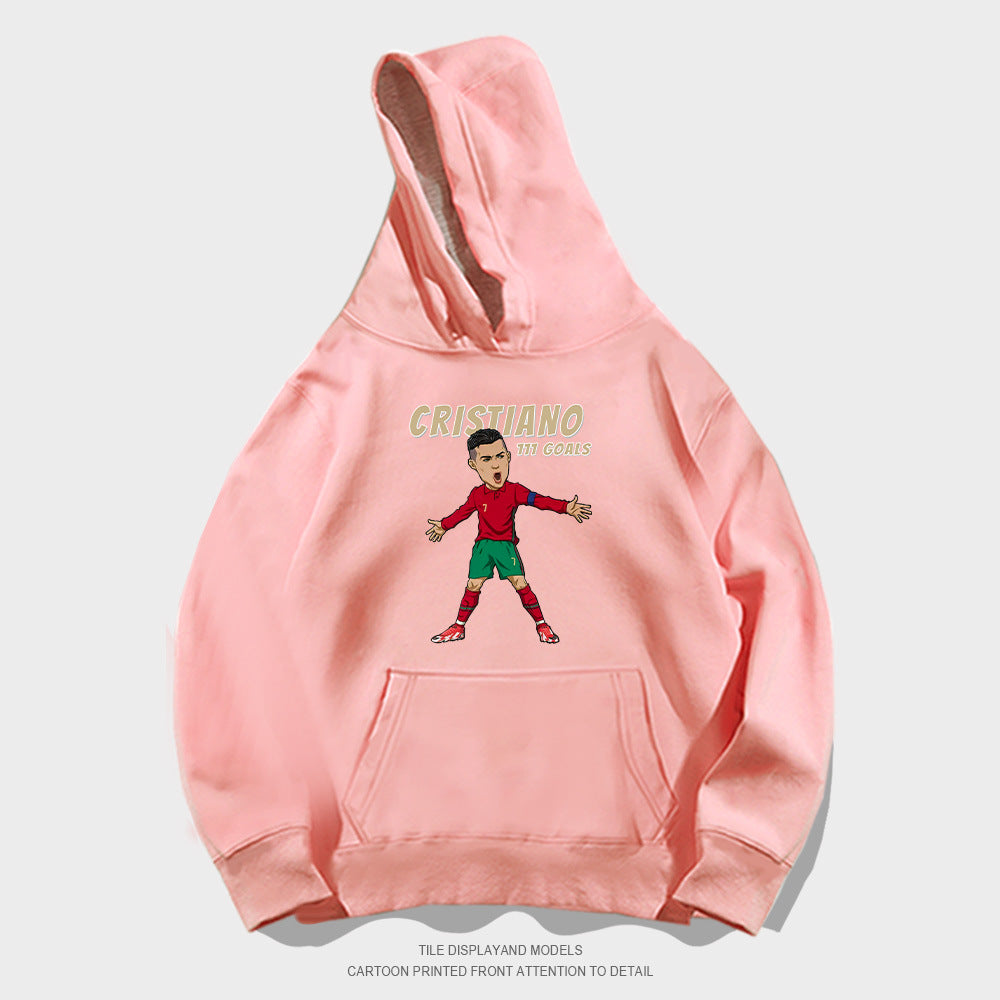 Cristiano Ronaldo No. 7 Fall/Winter Oversized Hoodie