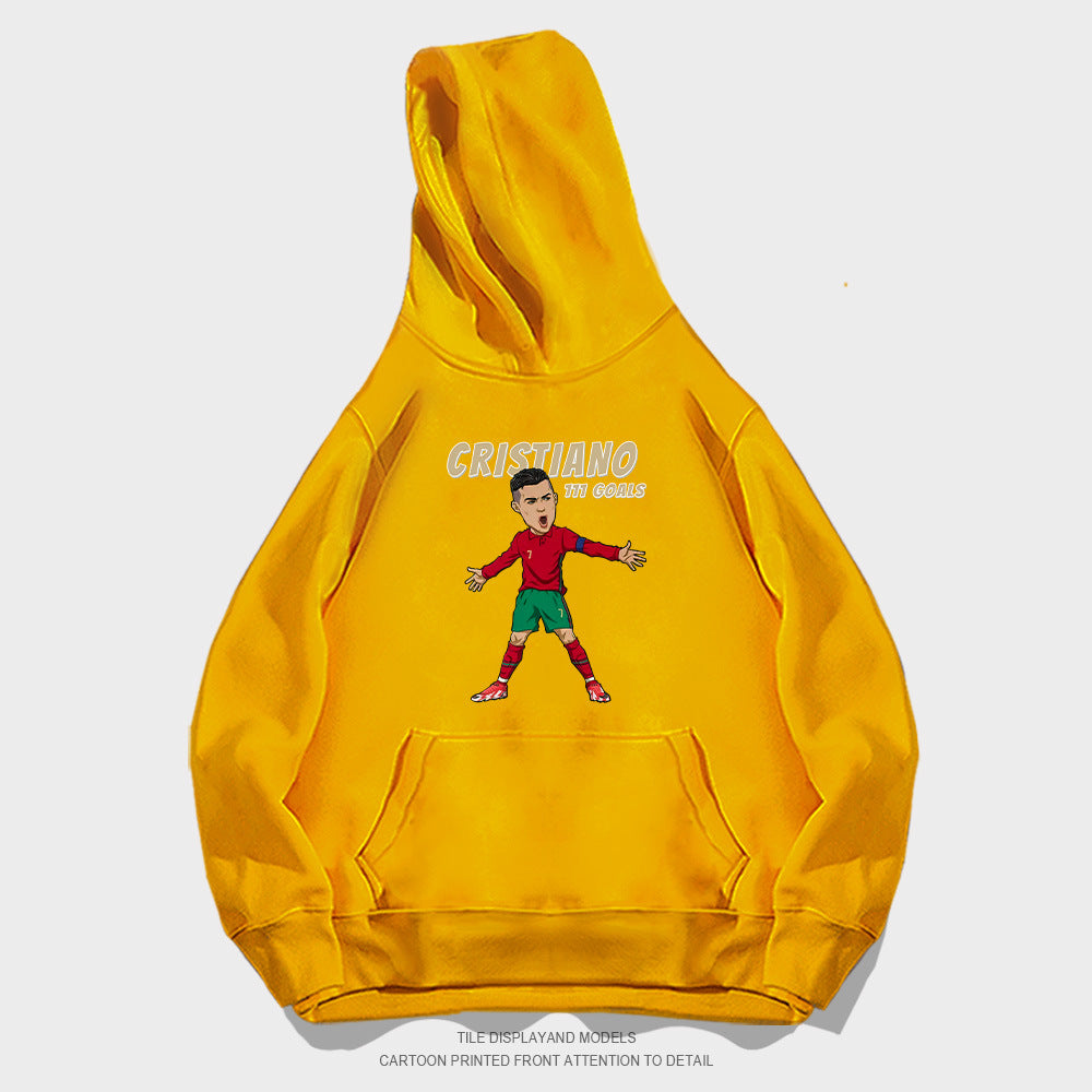 Cristiano Ronaldo No. 7 Fall/Winter Oversized Hoodie