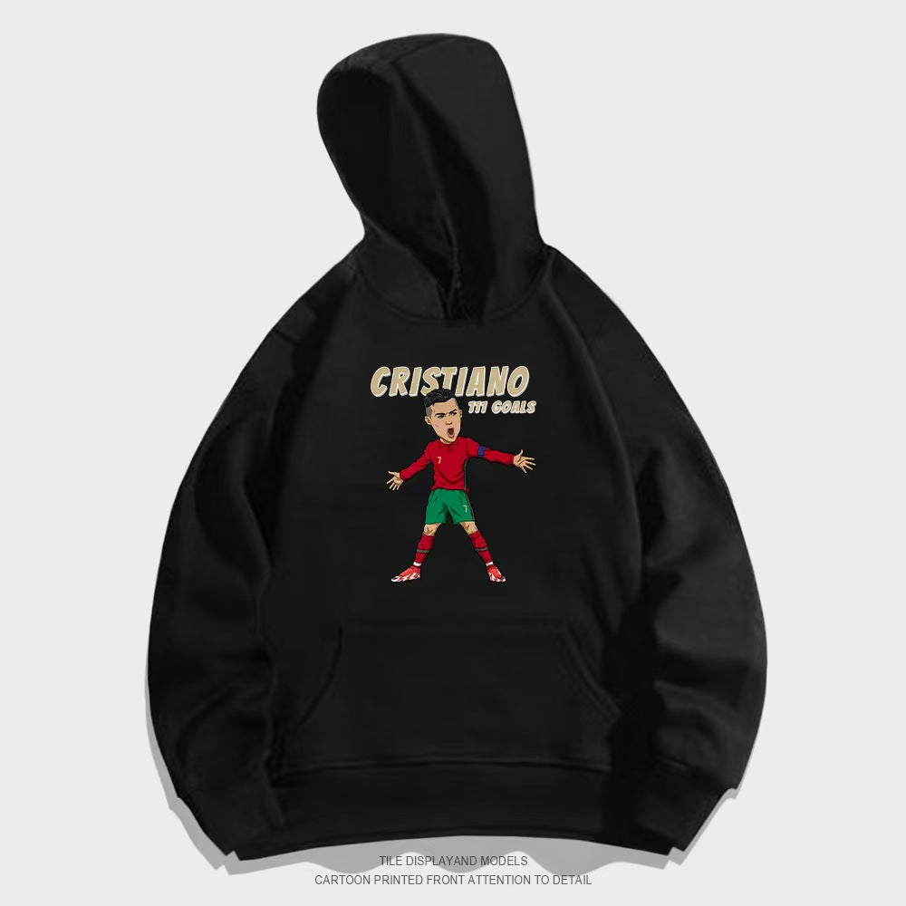 Cristiano Ronaldo No. 7 Fall/Winter Oversized Hoodie