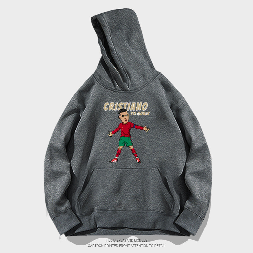 Cristiano Ronaldo No. 7 Fall/Winter Oversized Hoodie