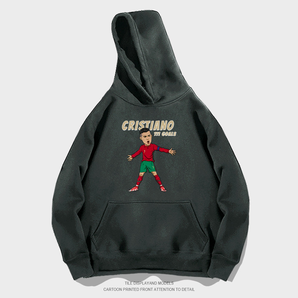 Cristiano Ronaldo No. 7 Fall/Winter Oversized Hoodie