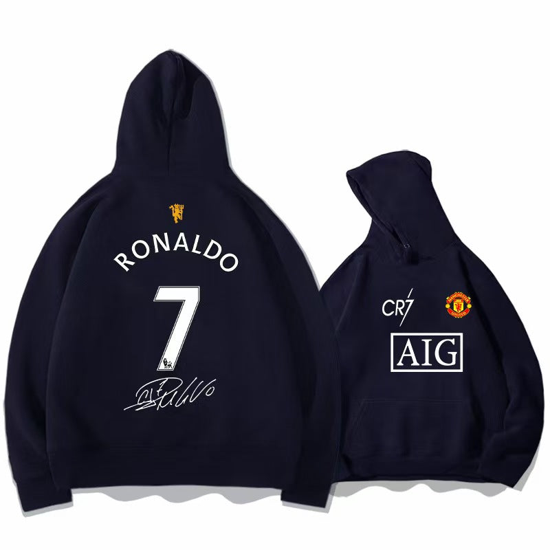 Cristiano Ronaldo No. 7 Fall/Winter Oversized Hoodie