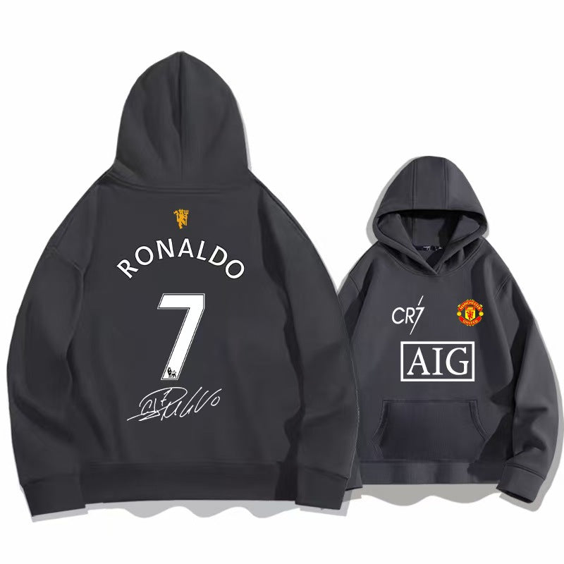 Cristiano Ronaldo No. 7 Fall/Winter Oversized Hoodie