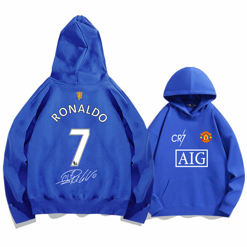 Cristiano Ronaldo No. 7 Fall/Winter Oversized Hoodie