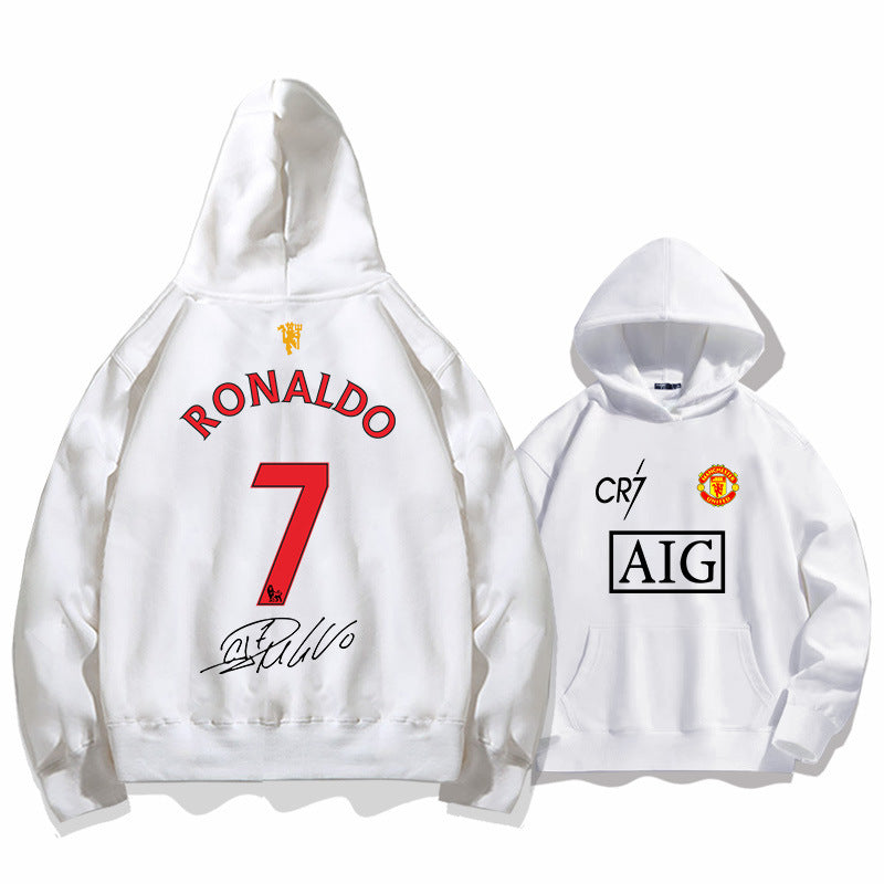 Cristiano Ronaldo No. 7 Fall/Winter Oversized Hoodie