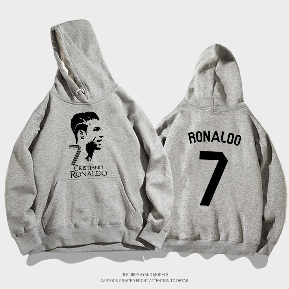 Cristiano Ronaldo No. 7 Fall/Winter Oversized Hoodie