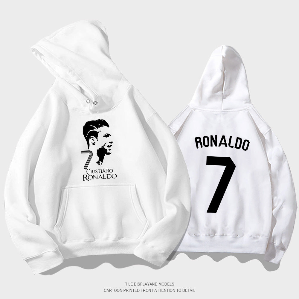 Cristiano Ronaldo No. 7 Fall/Winter Oversized Hoodie