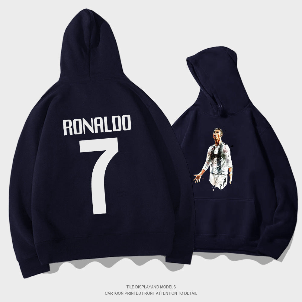Cristiano Ronaldo No. 7 Fall/Winter Oversized Hoodie