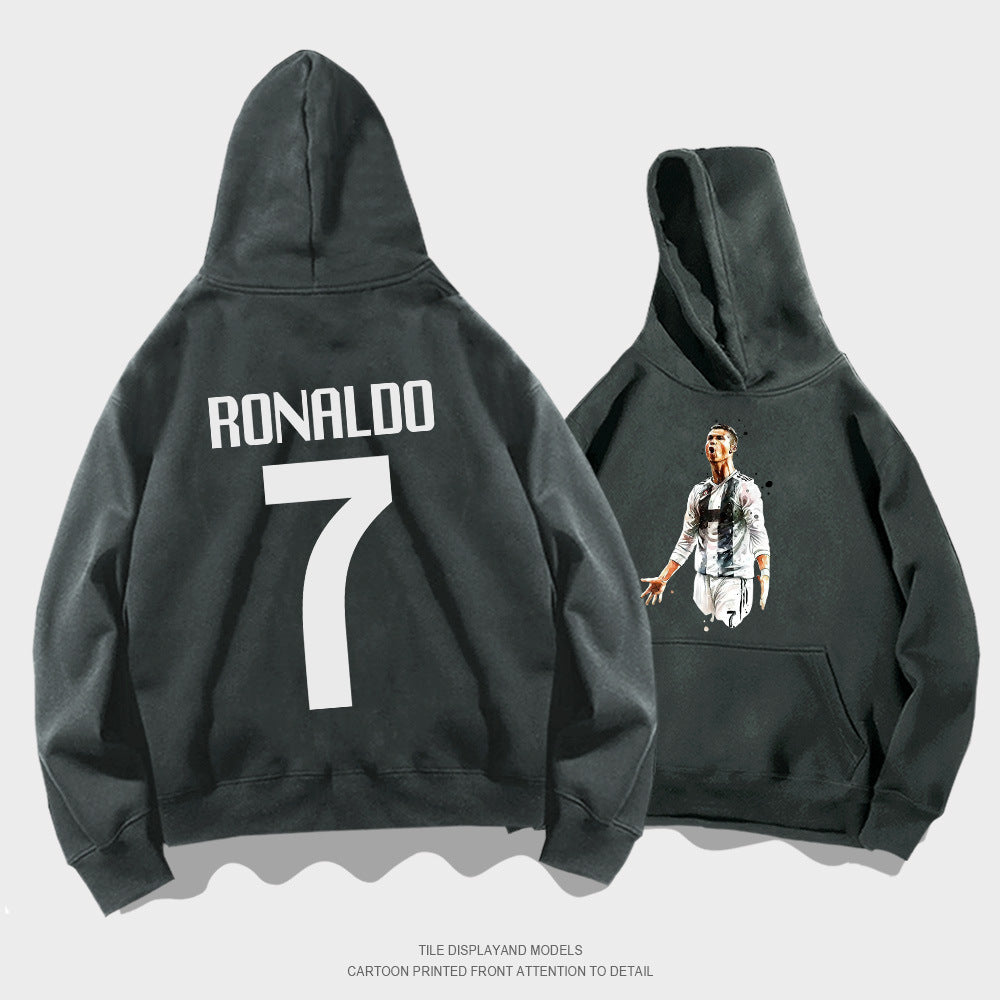 Cristiano Ronaldo No. 7 Fall/Winter Oversized Hoodie