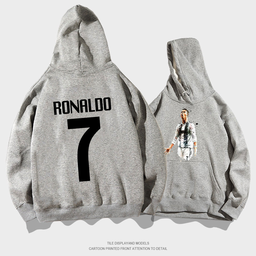 Cristiano Ronaldo No. 7 Fall/Winter Oversized Hoodie