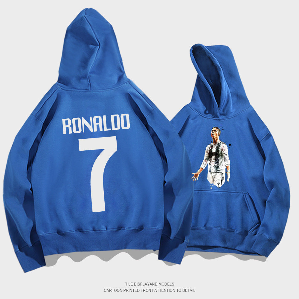 Cristiano Ronaldo No. 7 Fall/Winter Oversized Hoodie