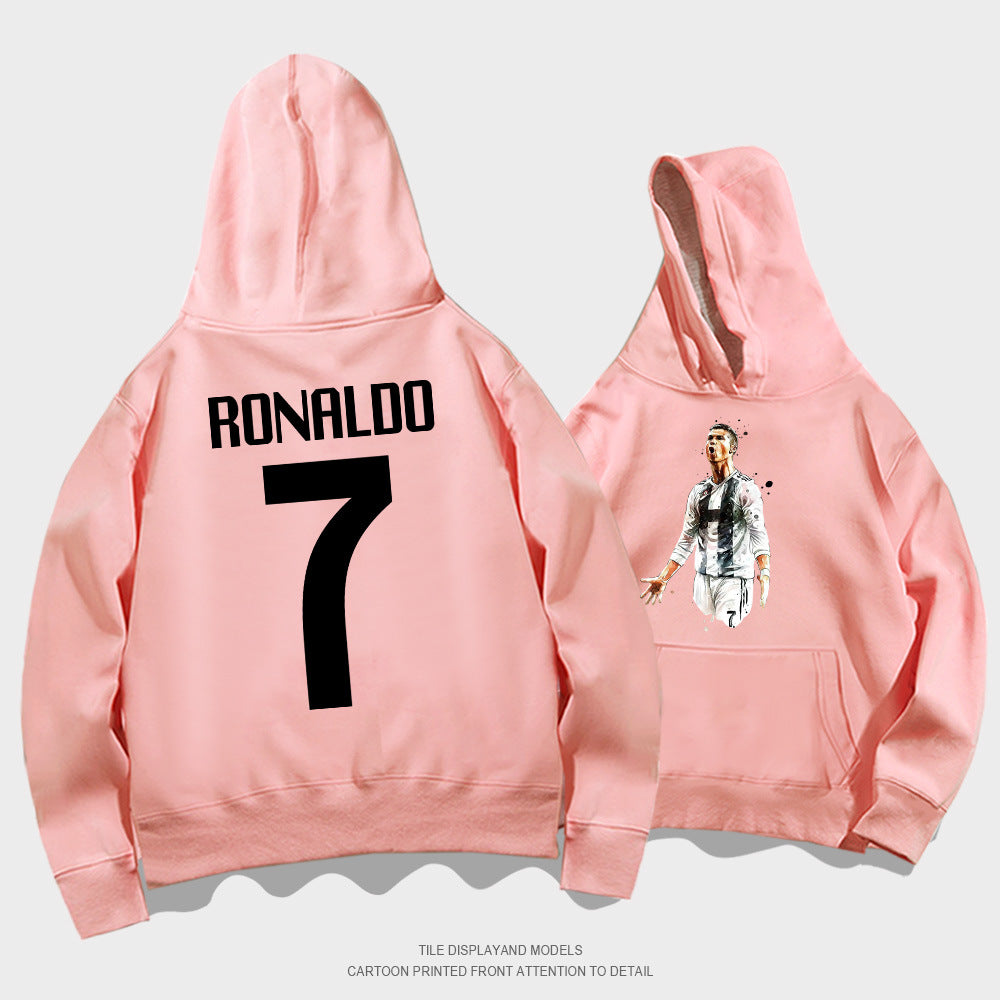 Cristiano Ronaldo No. 7 Fall/Winter Oversized Hoodie