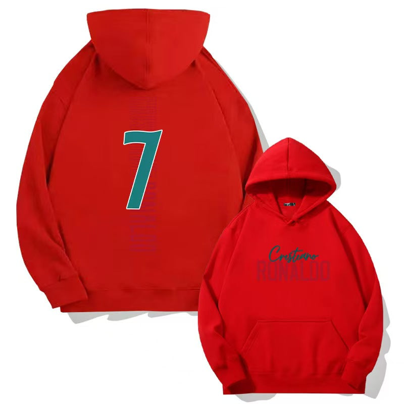 Cristiano Ronaldo No. 7 Fall/Winter Oversized Hoodie