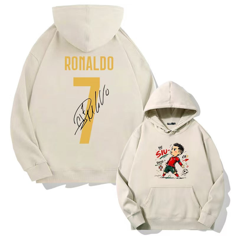 Cristiano Ronaldo No. 7 Fall/Winter Oversized Hoodie