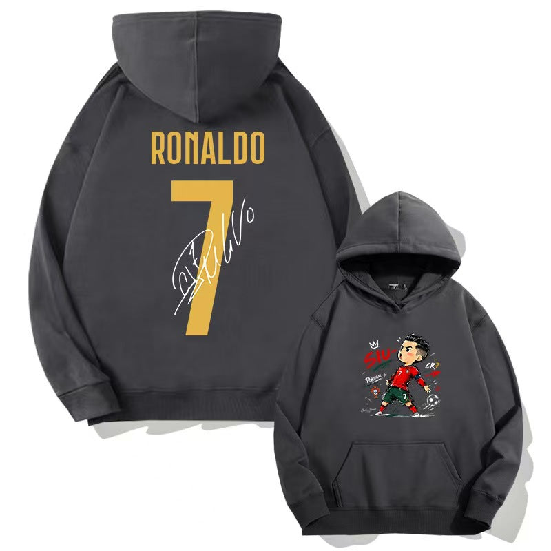 Cristiano Ronaldo No. 7 Fall/Winter Oversized Hoodie