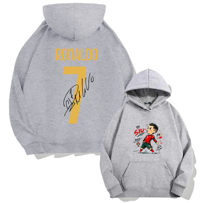 Cristiano Ronaldo No. 7 Fall/Winter Oversized Hoodie