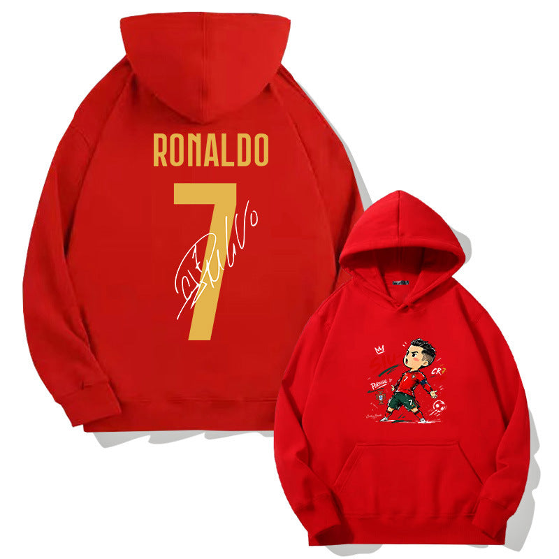 Cristiano Ronaldo No. 7 Fall/Winter Oversized Hoodie