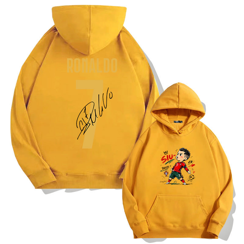Cristiano Ronaldo No. 7 Fall/Winter Oversized Hoodie