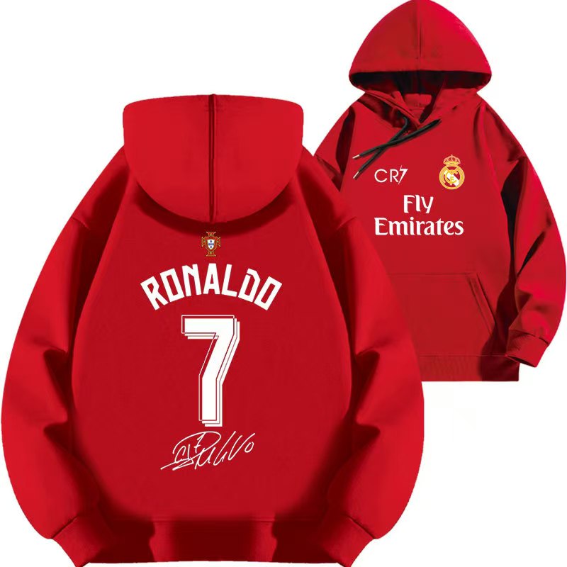 Cristiano Ronaldo No. 7 Fall/Winter Oversized Hoodie