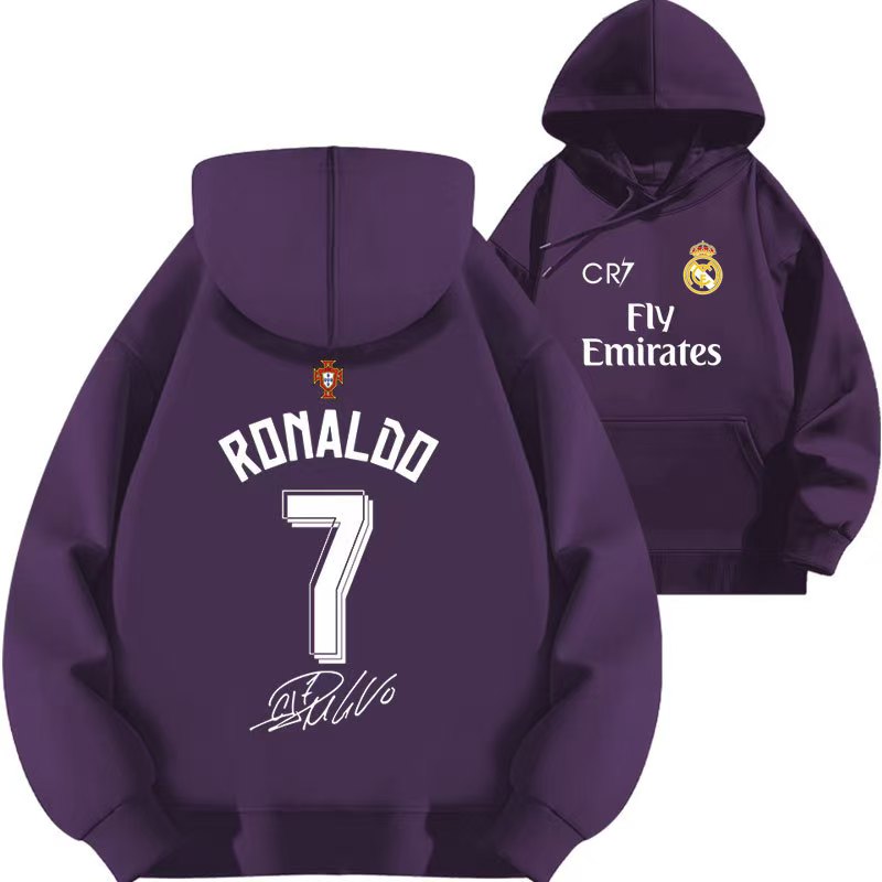 Cristiano Ronaldo No. 7 Fall/Winter Oversized Hoodie