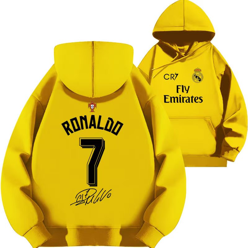 Cristiano Ronaldo No. 7 Fall/Winter Oversized Hoodie
