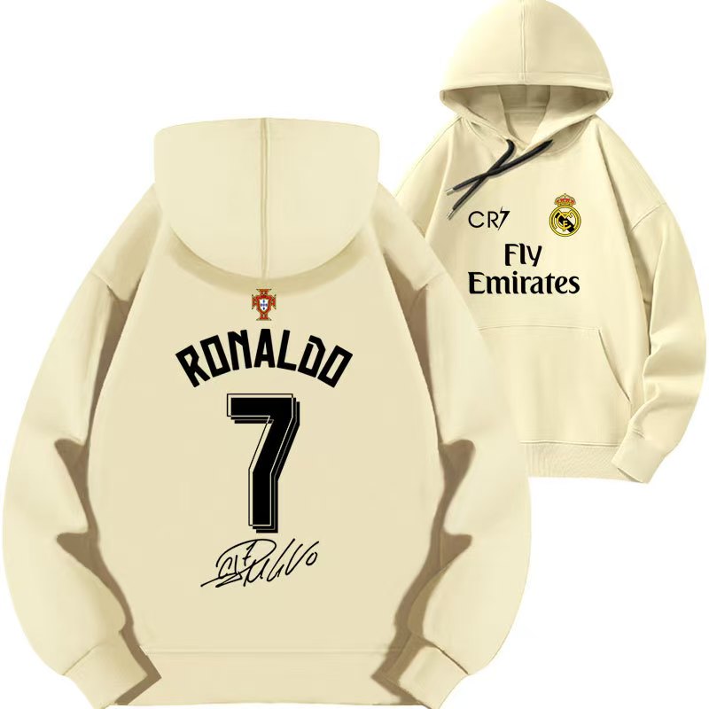 Cristiano Ronaldo No. 7 Fall/Winter Oversized Hoodie