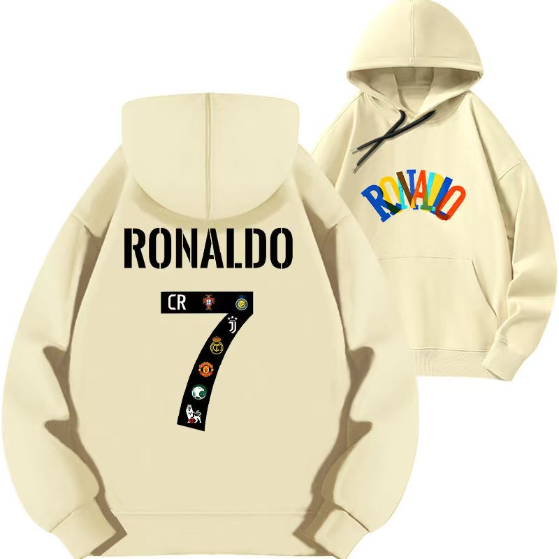 Cristiano Ronaldo No. 7 Fall/Winter Oversized Hoodie