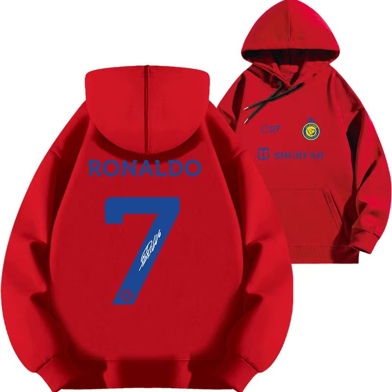 Cristiano Ronaldo No. 7 Fall/Winter Oversized Hoodie