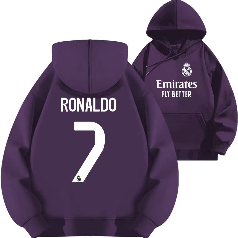 Cristiano Ronaldo No. 7 Fall/Winter Oversized Hoodie