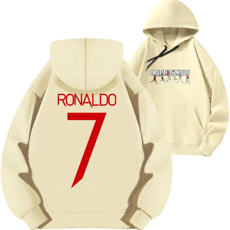 Cristiano Ronaldo No. 7 Fall/Winter Oversized Hoodie