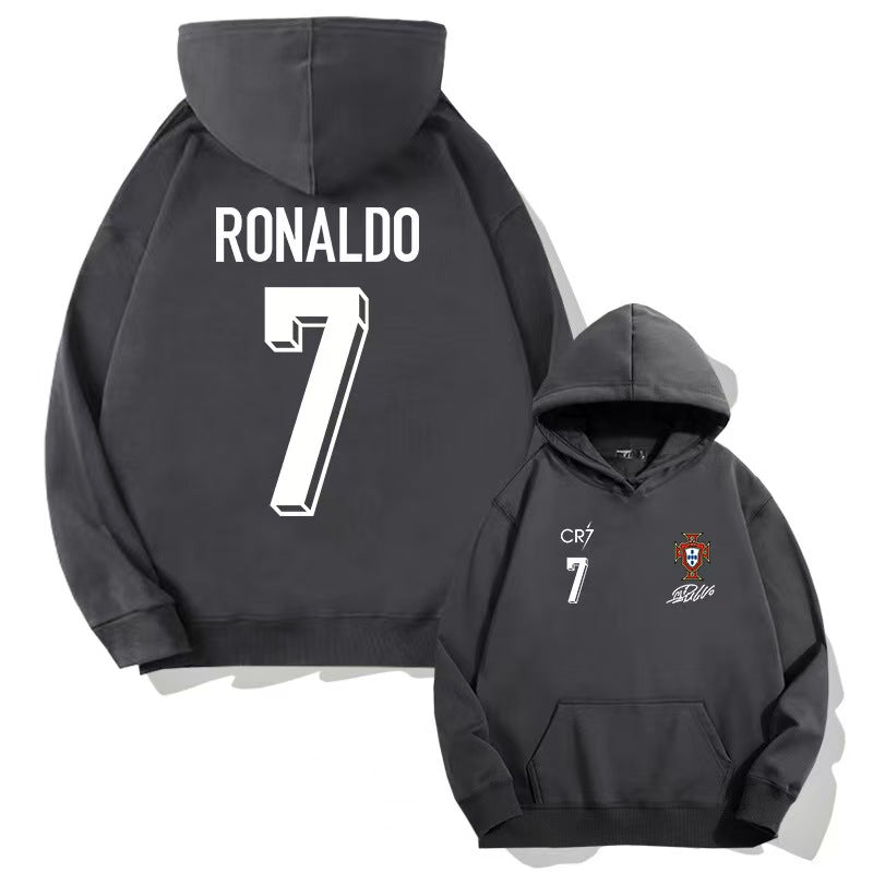 Cristiano Ronaldo No. 7 Fall/Winter Oversized Hoodie