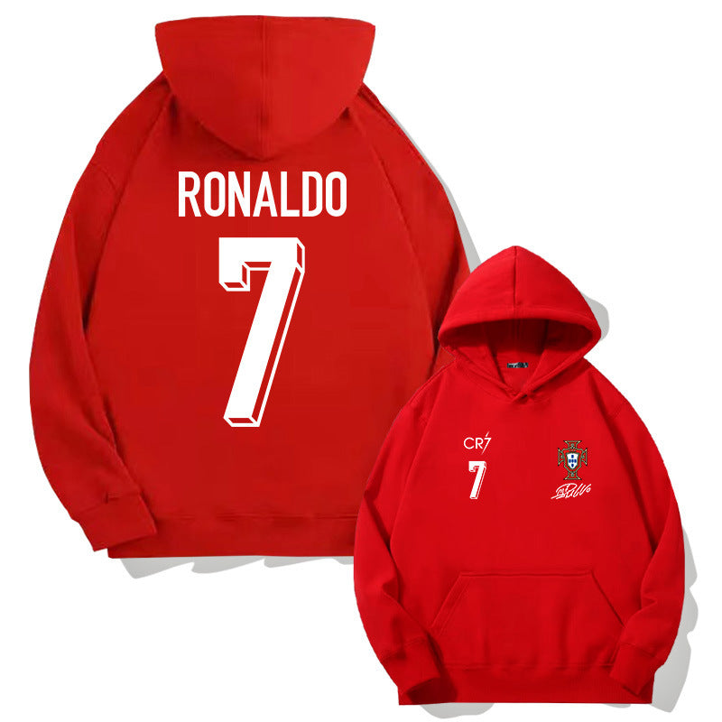 Cristiano Ronaldo No. 7 Fall/Winter Oversized Hoodie
