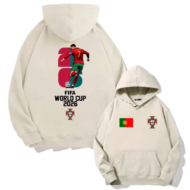 Cristiano Ronaldo No. 7 Fall/Winter Oversized Hoodie
