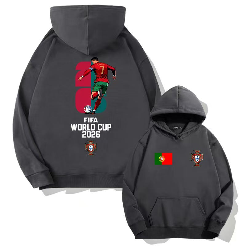 Cristiano Ronaldo No. 7 Fall/Winter Oversized Hoodie