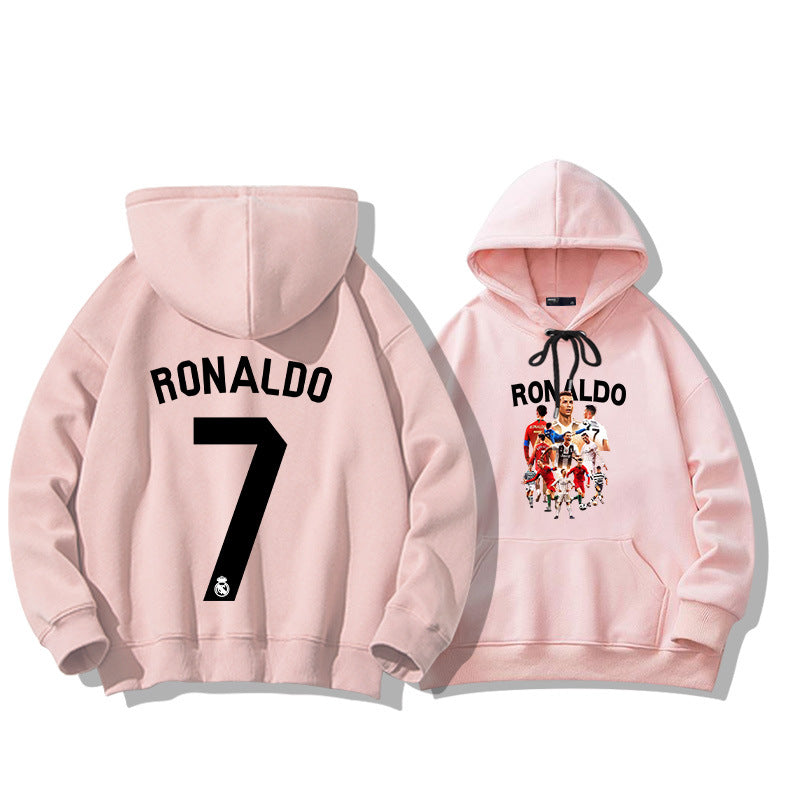 Cristiano Ronaldo No. 7 Fall/Winter Oversized Hoodie