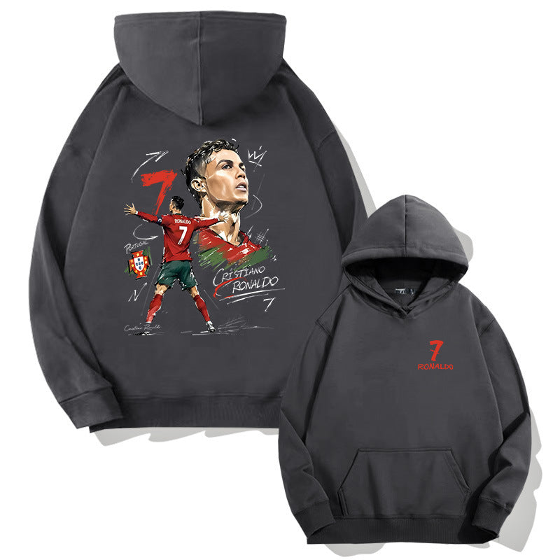 Cristiano Ronaldo No. 7 Fall/Winter Oversized Hoodie