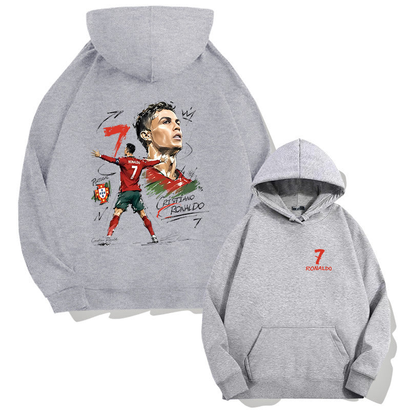 Cristiano Ronaldo No. 7 Fall/Winter Oversized Hoodie