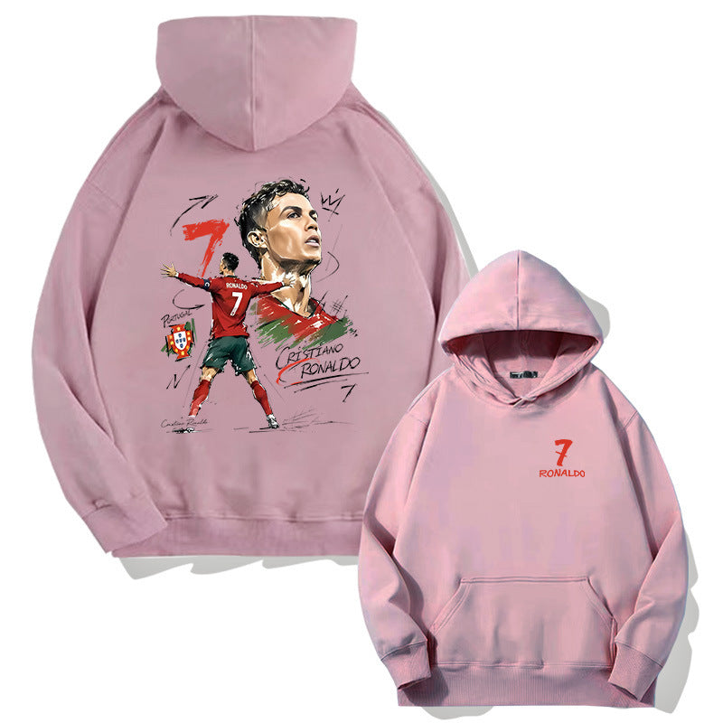 Cristiano Ronaldo No. 7 Fall/Winter Oversized Hoodie
