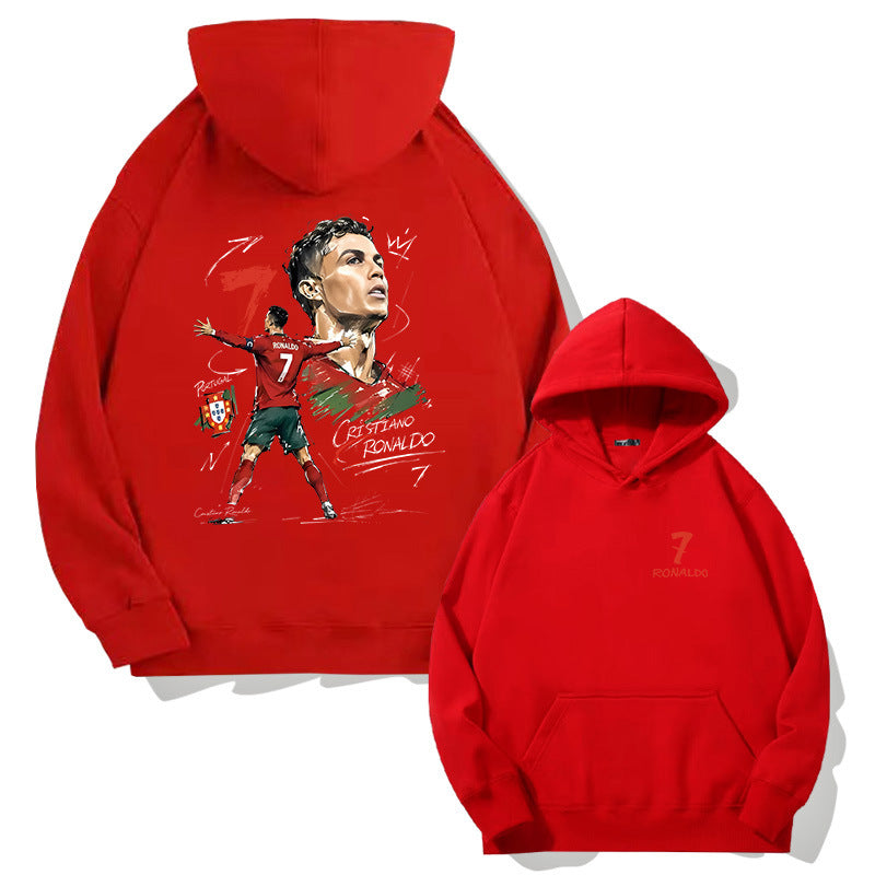 Cristiano Ronaldo No. 7 Fall/Winter Oversized Hoodie