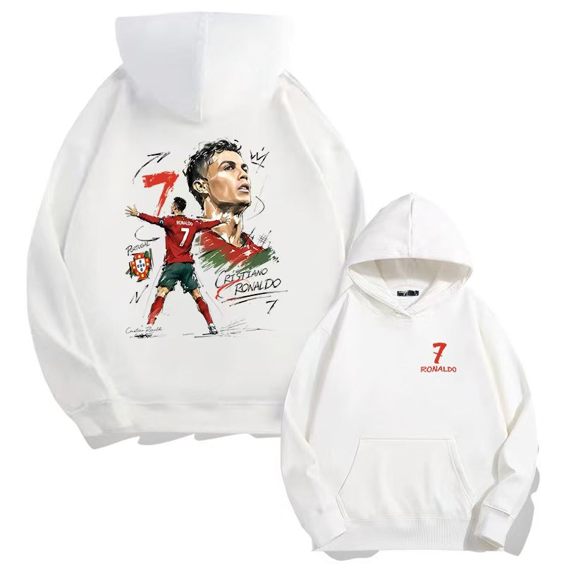 Cristiano Ronaldo No. 7 Fall/Winter Oversized Hoodie