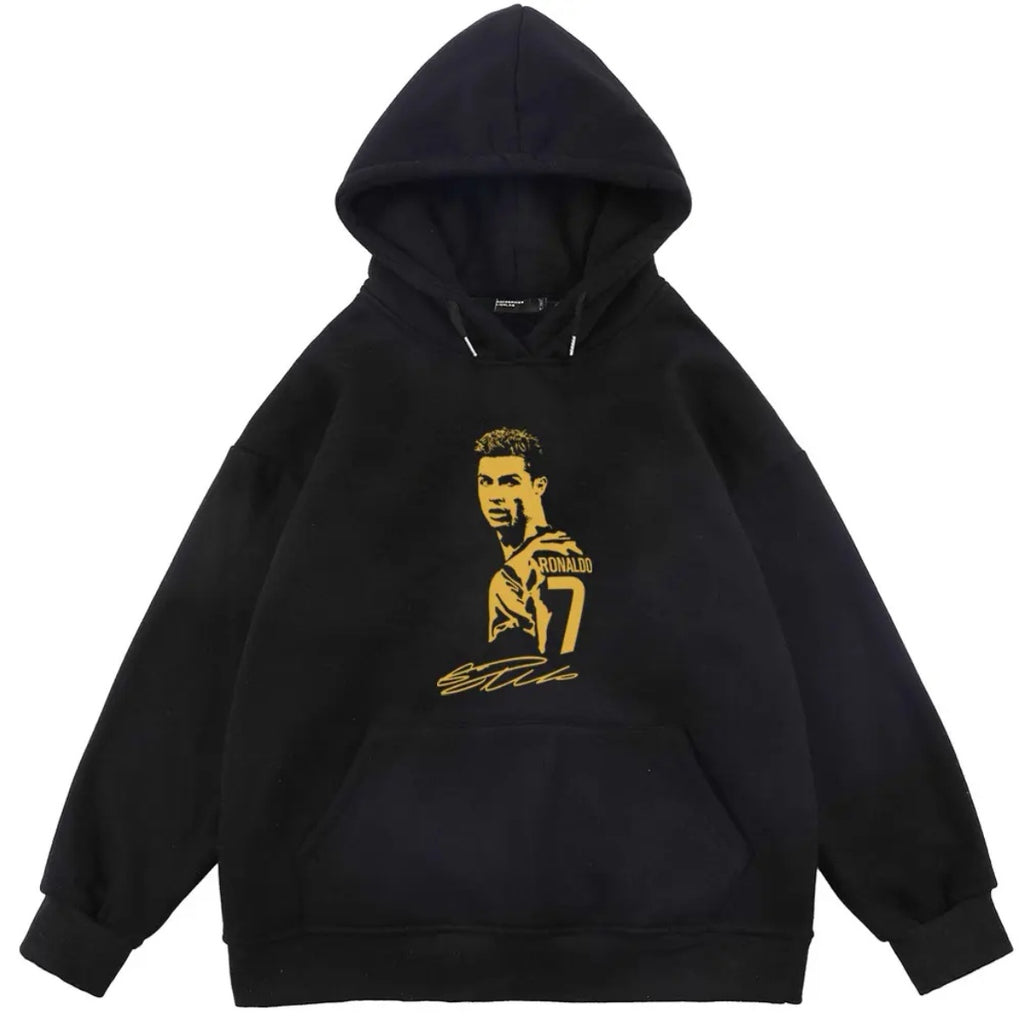 Cristiano Ronaldo No. 7 Fall/Winter Oversized Hoodie