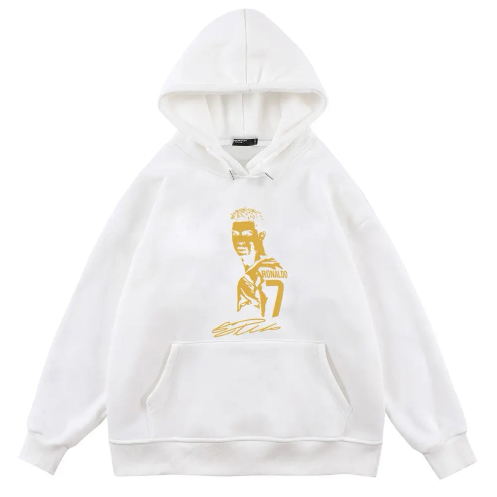 Cristiano Ronaldo No. 7 Fall/Winter Oversized Hoodie