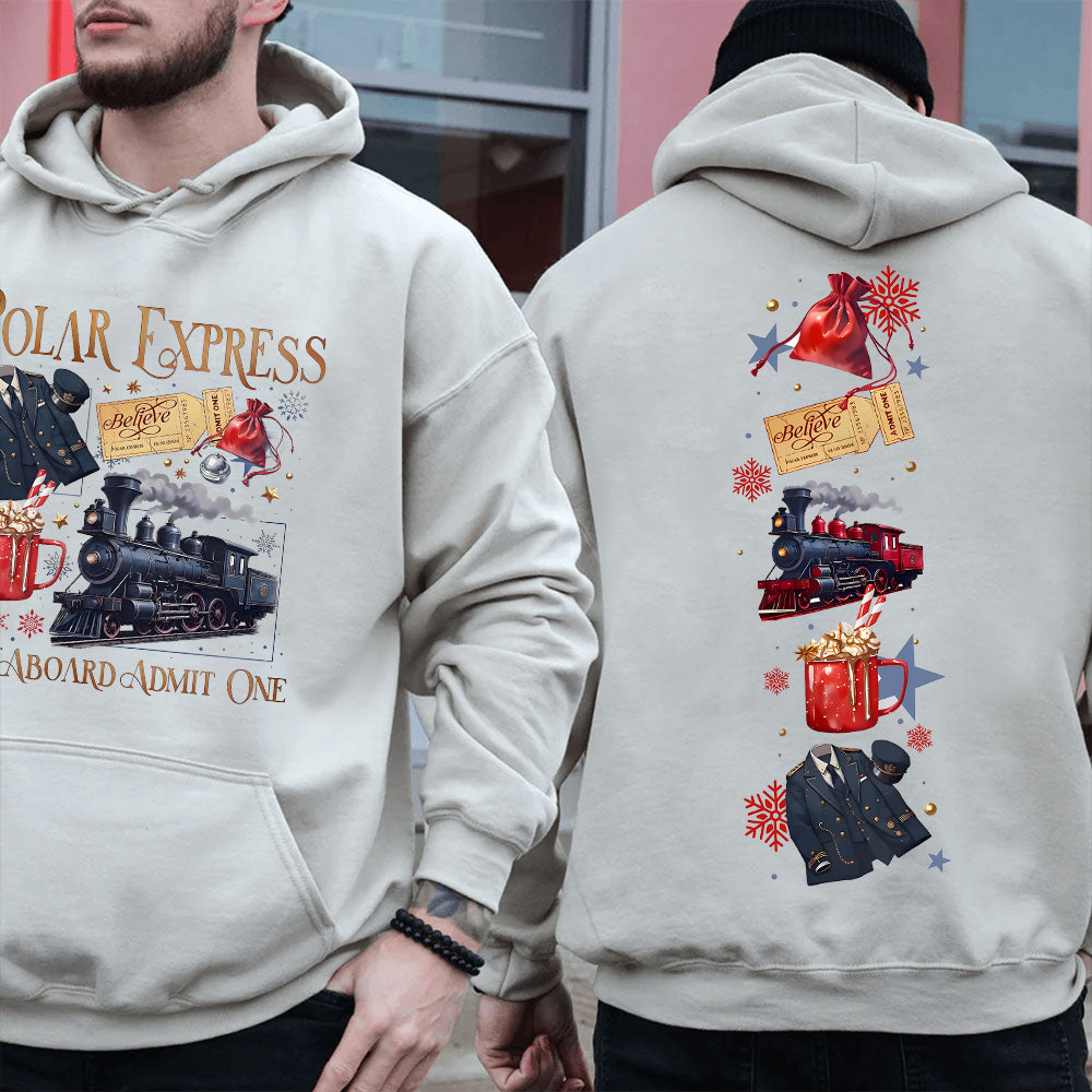 Christmas themed shirt,Christmas movie shirt,The Polar Express shirt.