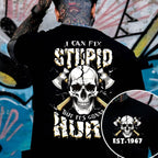 "I CAN FIX STUPID BUT IT'S GONNA HURT" shirt ,Customize Gen X Shirt.