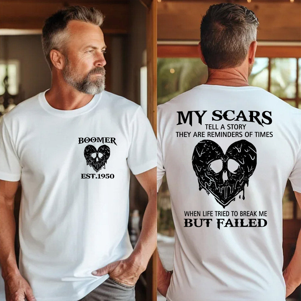 My Scars tell a story they are reminders of time T-shirt,Generation X 2 Side T-shirt, Custom Year Of Birth Sweatshirt, Unisex Hoodie
