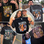 Custom Vintage Couple Photo Shirt, Personalized Couple Sweatshirt