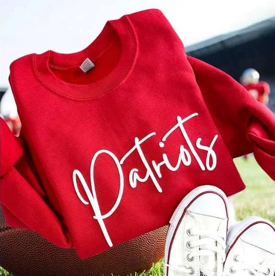 Custom Football Team Game Day Puff Sweatshirt
