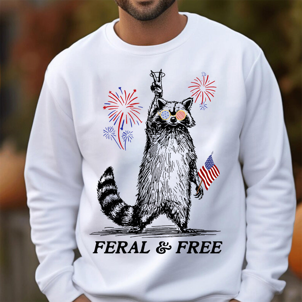 My new fave tee? The “Red White & Feral” shirt