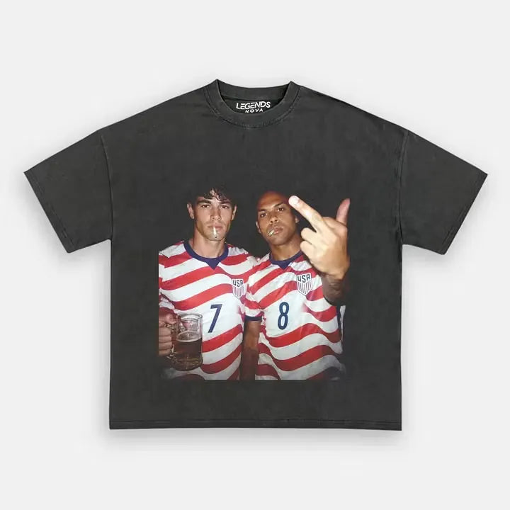 Giovanni Reyna & Weston McKennie USA Soccer Style Tee